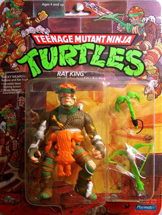 Vintage 1989 Rat King Teenage Mutant Ninja Turtles Action 