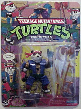 Playmates Toys 1990 Teenage Mutant Ninja Turtles Panda Khan Action Figure for sale online