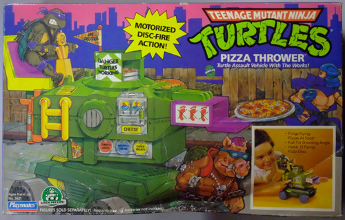 Hero 1989 Playmates Teenage Mutant Ninja Turtles Pizza Thrower Pizza Disc 1 