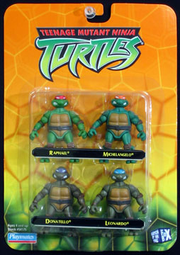 Teenage Mutant Ninja Turtles TMNT (2007) Mini Mutants Leonardo vs. Hun  Figure 2-Pack