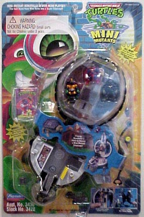 Playmates 1995 – Mini-Mutants Carry Along Sai Playset – Teenage Mutant  Ninja Turtles