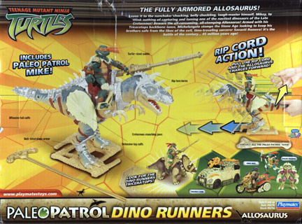 Teenage Mutant Ninja Turtles Dino Runner Aliosaurus with M…
